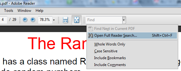 Searching Pdf Files For Text